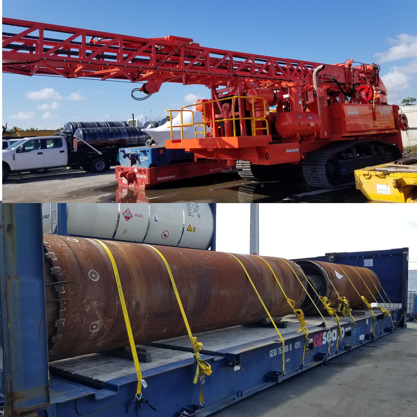 Construction Equipment USA to Nassau - Ocean Port to Ocean Port